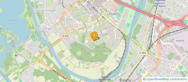 localisation de l'entreprise TRIBU RECORDS  CERGY