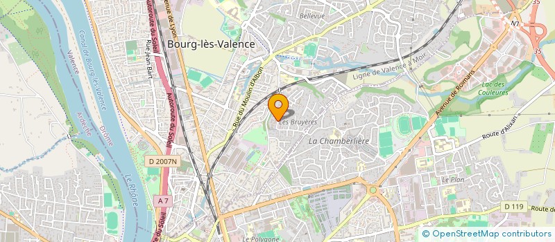 localisation de l'entreprise TRIBUDELLES à BOURG-LES-VALENCE