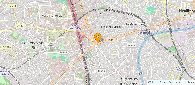 localisation de l'entreprise TRIBUDENUIT ASSO  NEUILLY-PLAISANCE