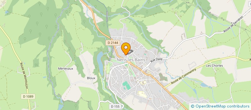 localisation de l'entreprise TRIBUDIF  NERIS-LES-BAINS