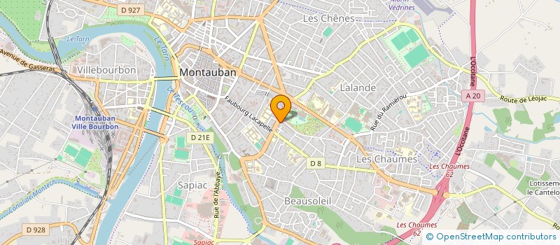 localisation de l'entreprise TRIBUIANI REI  MONTAUBAN