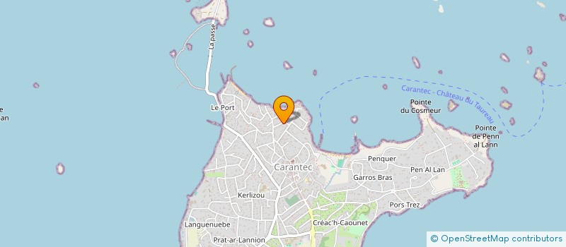 localisation de l'entreprise TRIBULATION à CARANTEC