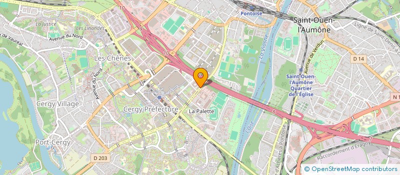 localisation de l'entreprise TRIBUNAL ADMINISTRATIF DE CERGY-PONTOISE  CERGY