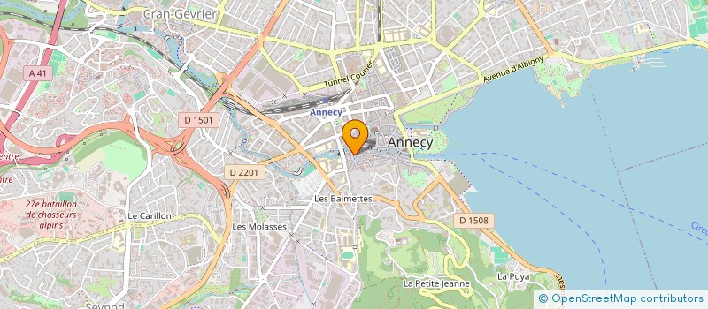 localisation de l'entreprise TRIBUS à ANNECY