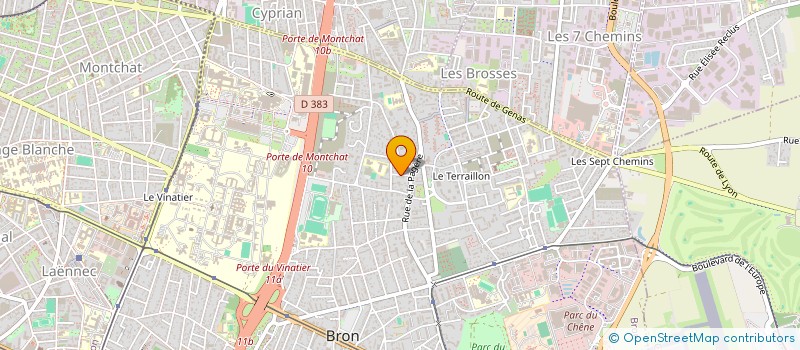 localisation de l'entreprise TRIBUT A L'OBJET  BRON