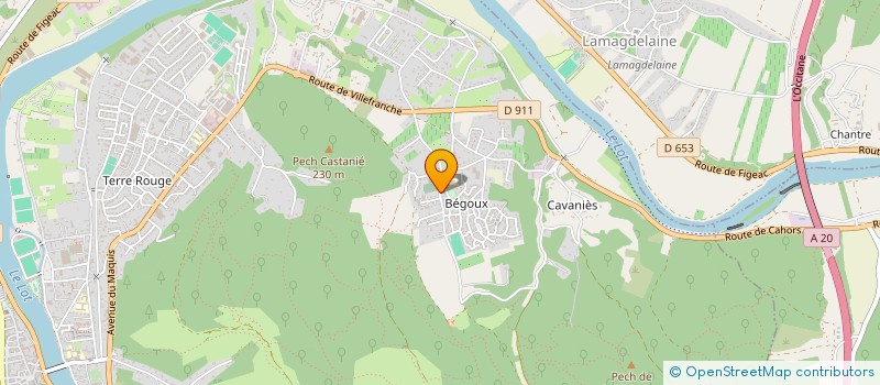 localisation de l'entreprise TRIBUTOBIO  CAHORS