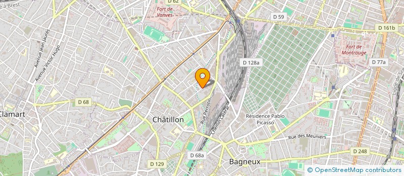 localisation de l'entreprise TRIBVN IMAGING à CHATILLON