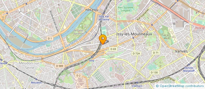 localisation de l'entreprise TRIC'AUMIK à ISSY-LES-MOULINEAUX