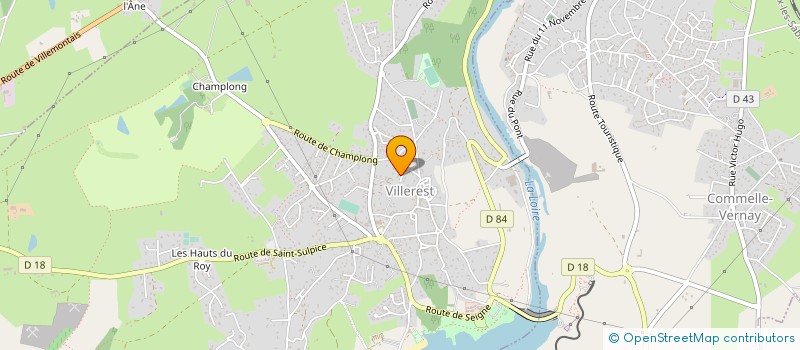 localisation de l'entreprise TRIC DES REMP DE VILLEREST  VILLEREST