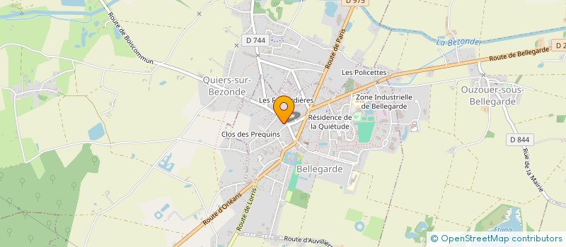 localisation de l'entreprise TRICAR à BELLEGARDE