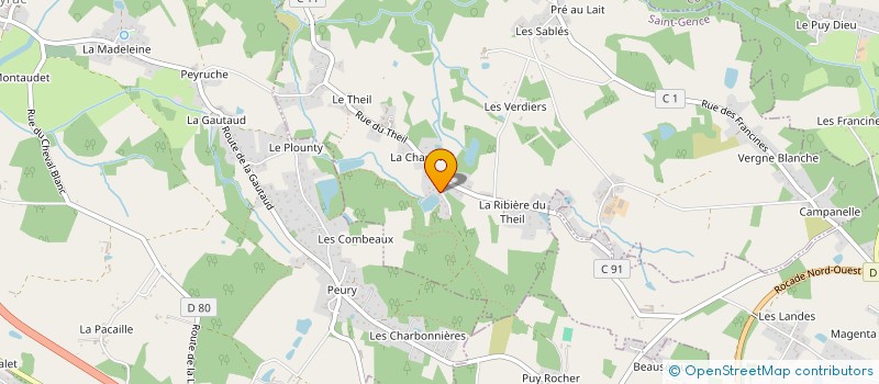 localisation de l'entreprise TRICART TRADITION  SAINT-GENCE