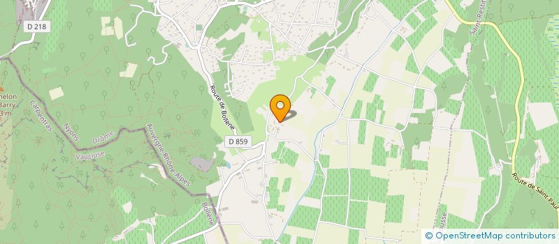 localisation de l'entreprise TRICASTIN FACADE  SAINT-RESTITUT