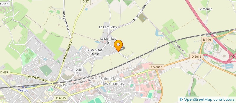 localisation de l'entreprise TRICASTOR  SAINTE-MARIE-DES-CHAMPS