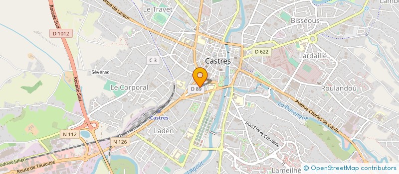 localisation de l'entreprise TRICEAU - RICF à CASTRES