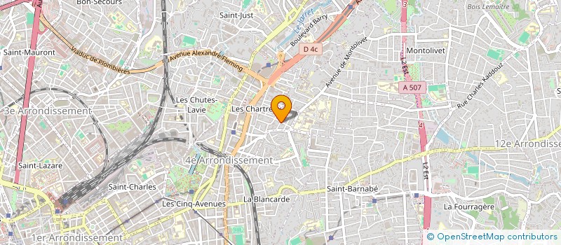 localisation de l'entreprise TRICELL à MARSEILLE