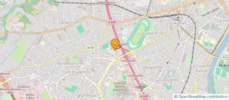 localisation de l'entreprise TRICEPS ETHIQUE COURTAGE  TOULOUSE