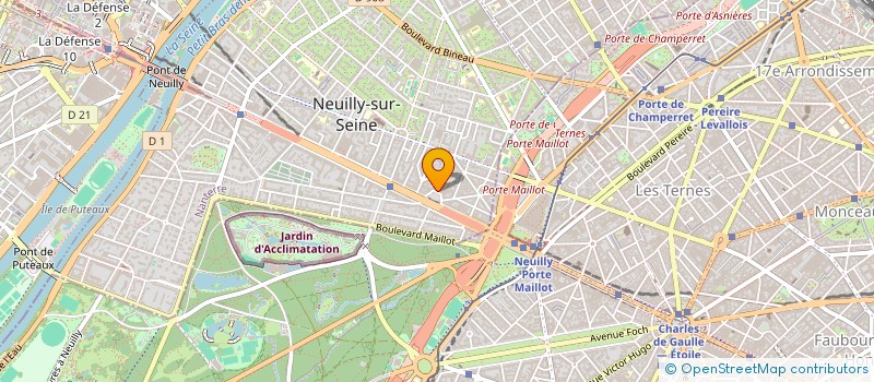 localisation de l'entreprise TRICHA à NEUILLY-SUR-SEINE