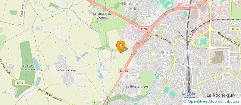 localisation de l'entreprise TRICHET à ROCHE SUR YON (LA)