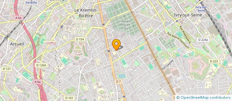 localisation de l'entreprise TRICHROME LTD. à VILLEJUIF