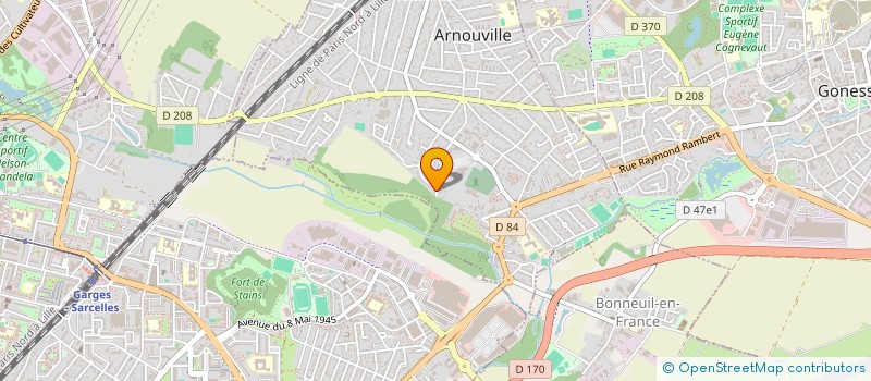 localisation de l'entreprise TRICIA B  ARNOUVILLE