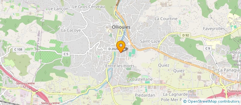 localisation de l'entreprise TRICKETT STREET  OLLIOULES