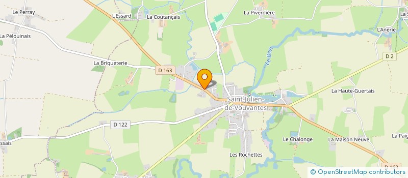 localisation de l'entreprise TRICLEM  SAINT-JULIEN-DE-VOUVANTES