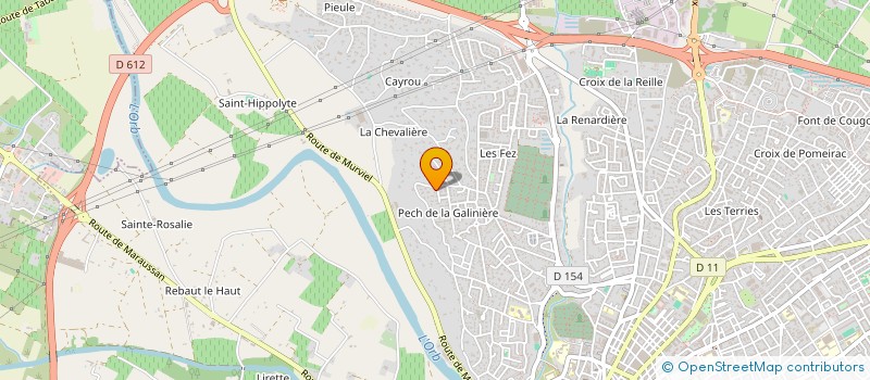 localisation de l'entreprise TRICO ' THE CAMELOU à BEZIERS