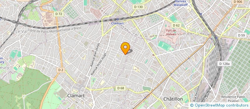 localisation de l'entreprise TRICOCHE PICARD DISTRIBUTION à CLAMART