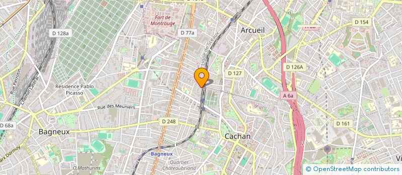 localisation de l'entreprise TRICOFIL à CACHAN