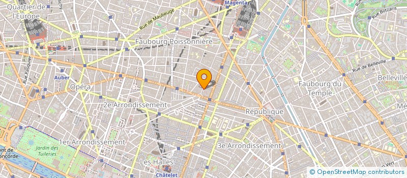 localisation de l'entreprise TRICOFILTEX à PARIS