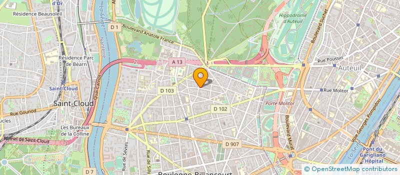localisation de l'entreprise TRICONTINENTAL TRANSPORT RANGERS à BOULOGNE-BILLANCOURT