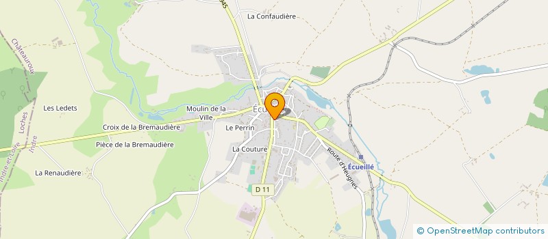 localisation de l'entreprise TRICORNE A à ECUEILLE