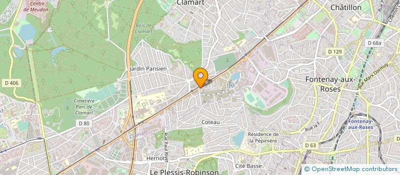 localisation de l'entreprise TRICOT EXPRESS SUZY SERVICES à CLAMART