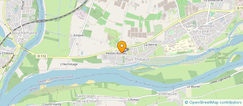 localisation de l'entreprise TRICOT IMMO  SAINTE-GEMMES-SUR-LOIRE