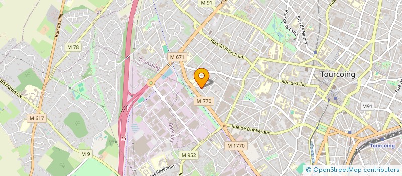 localisation de l'entreprise TRICOT PLAISIR 59 à TOURCOING