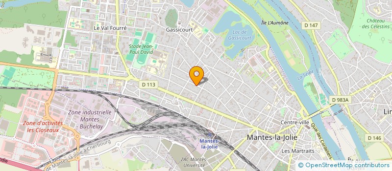 localisation de l'entreprise TRICOT PRO S.A.S  MANTES-LA-JOLIE