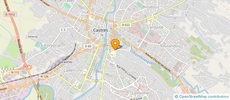 localisation de l'entreprise TRICOTAGE CASTRAIS SA à CASTRES