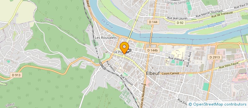 localisation de l'entreprise TRICOTAGE CONFECTION PEROU  ELBEUF