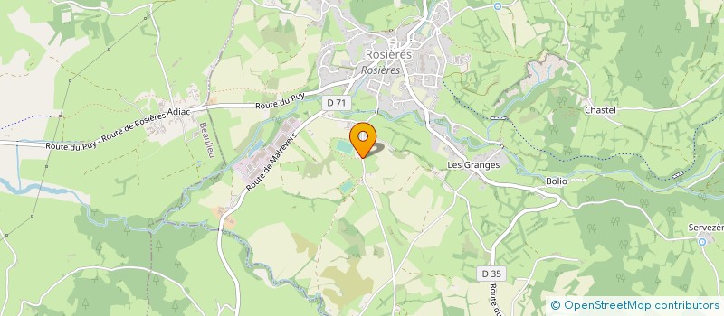 localisation de l'entreprise TRICOTAGE DU GARET à ROSIERES