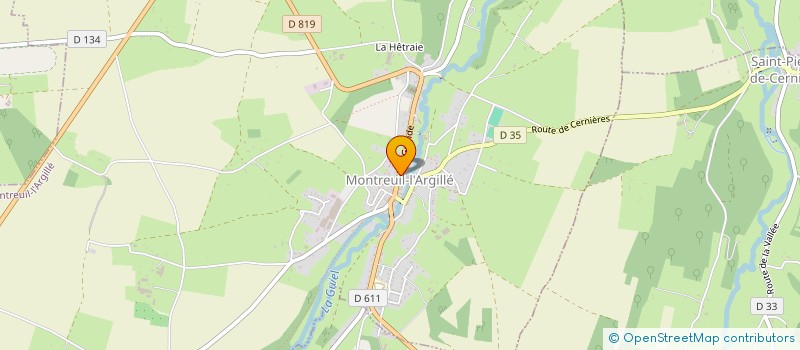 localisation de l'entreprise TRICOTAGE ET PAPOTAGE  MONTREUIL-L'ARGILLE