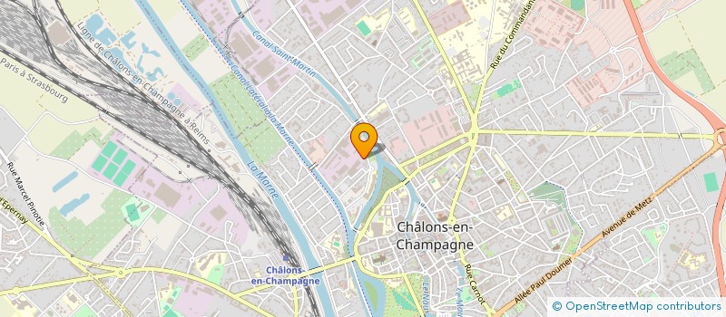 localisation de l'entreprise TRICOTAGE GRIMONPONT à CHALONS-EN-CHAMPAGNE
