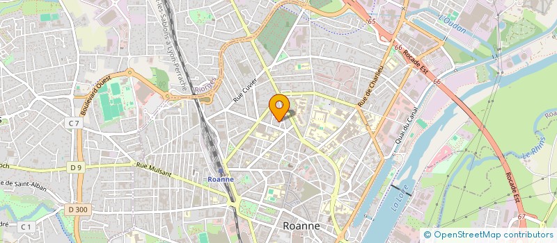 localisation de l'entreprise TRICOTAGE KANGO  ROANNE