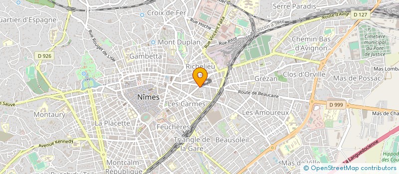 localisation de l'entreprise TRICOTAGE LANGUEDOCIEN  NIMES