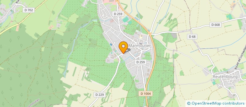 localisation de l'entreprise TRICOTAGE MARMOUTIER à MARMOUTIER