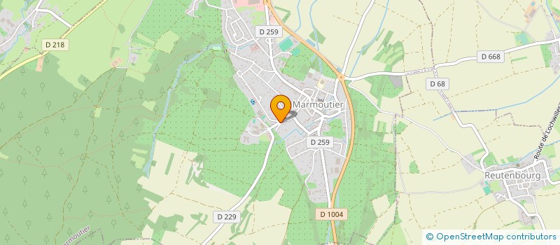 localisation de l'entreprise TRICOTAGE MARMOUTIER à MARMOUTIER