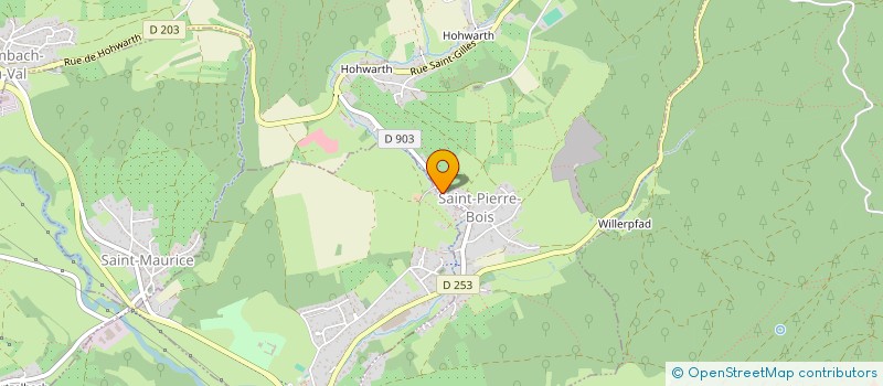 localisation de l'entreprise TRICOTAGE VOSGES-ALSACE à STEIGE