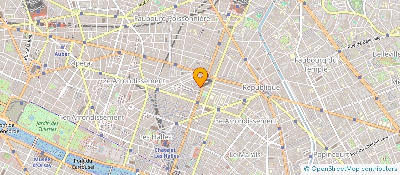 localisation de l'entreprise TRICOTS ARIA à PARIS