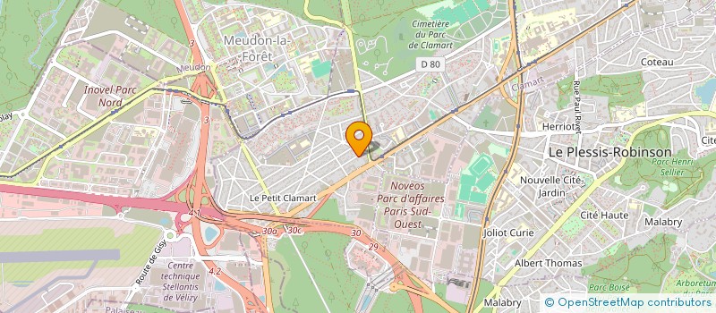 localisation de l'entreprise TRICOTS LUCY à CLAMART