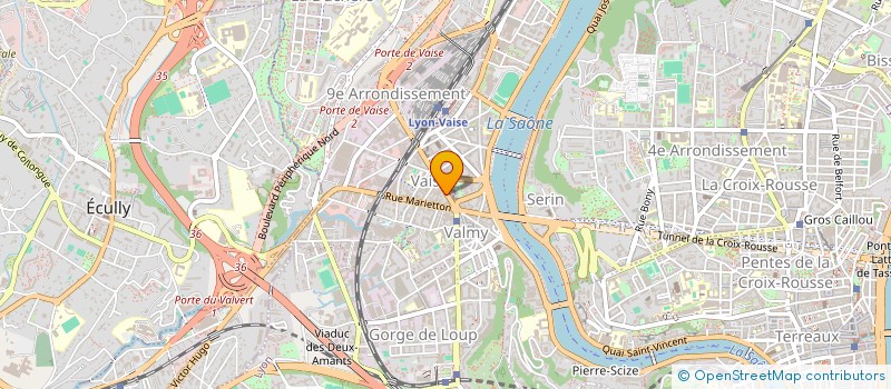 localisation de l'entreprise TRICOTS MAURICE à LYON