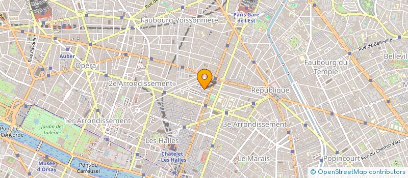 localisation de l'entreprise TRICOTS OHANE à PARIS